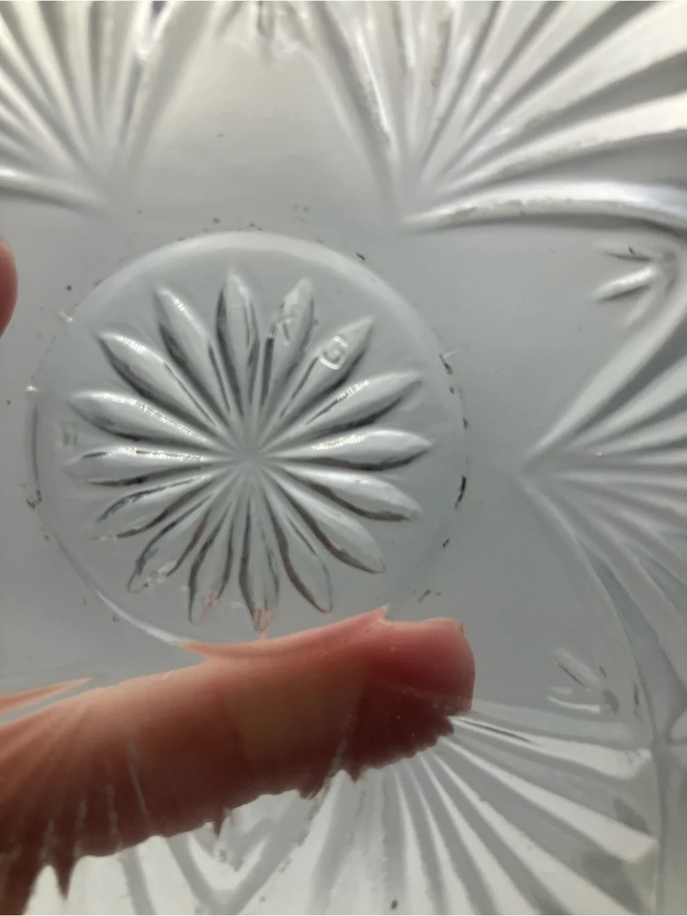 Crystal Glass Trinket Dish - Clear